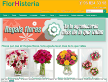 Tablet Screenshot of florhisteria.es